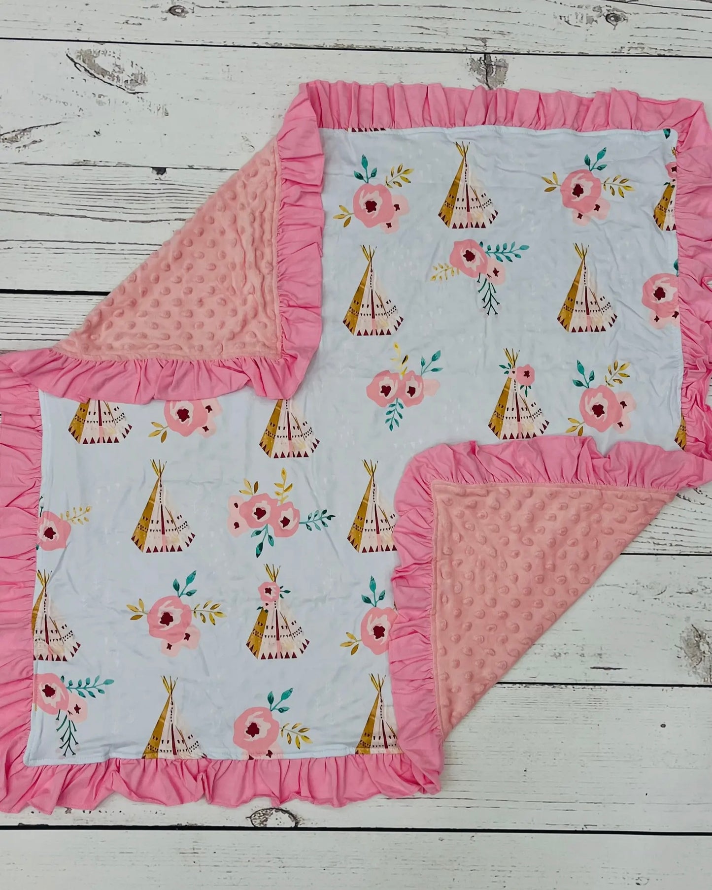 Teepee Minky Blanket