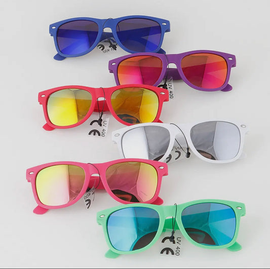 Kids Pop Color Aviator Sunglasses